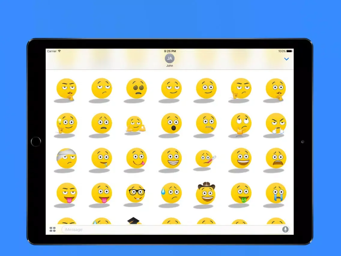 Emojis Sticker iPad  स्क्रीनशॉट