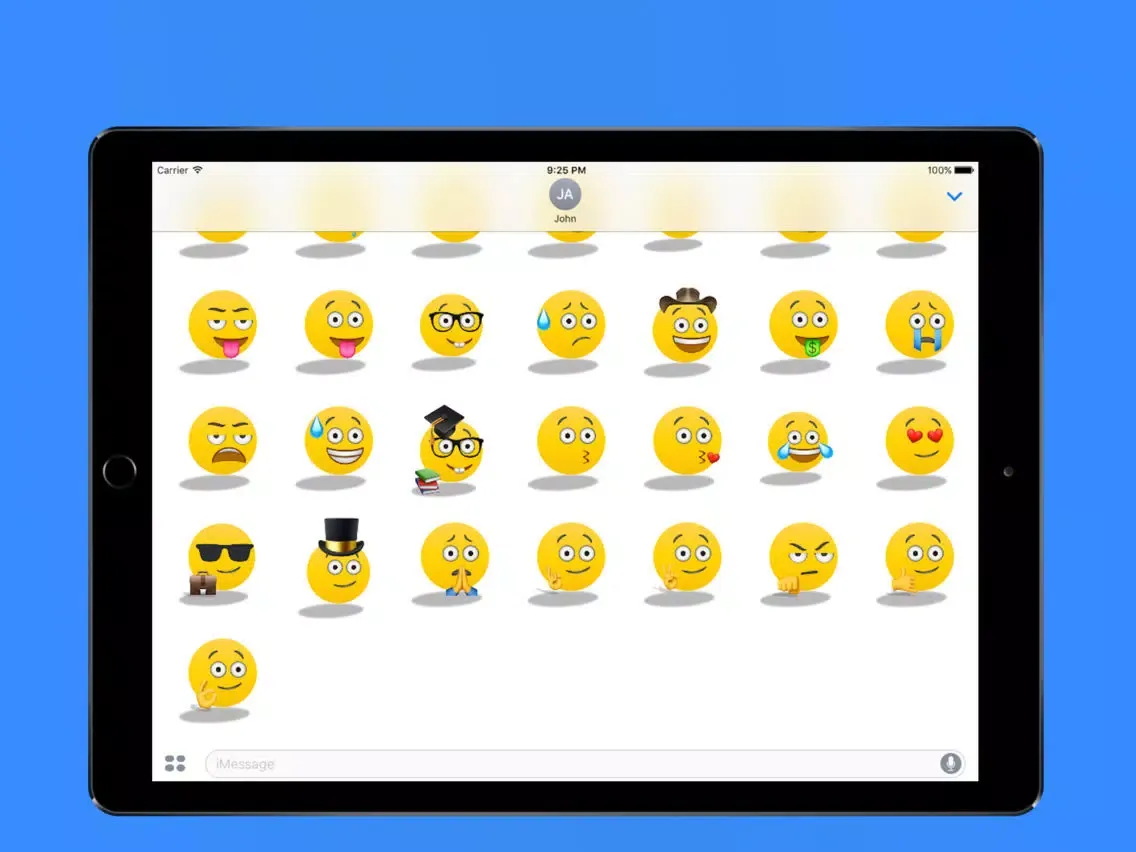Emojis Sticker iPad  स्क्रीनशॉट