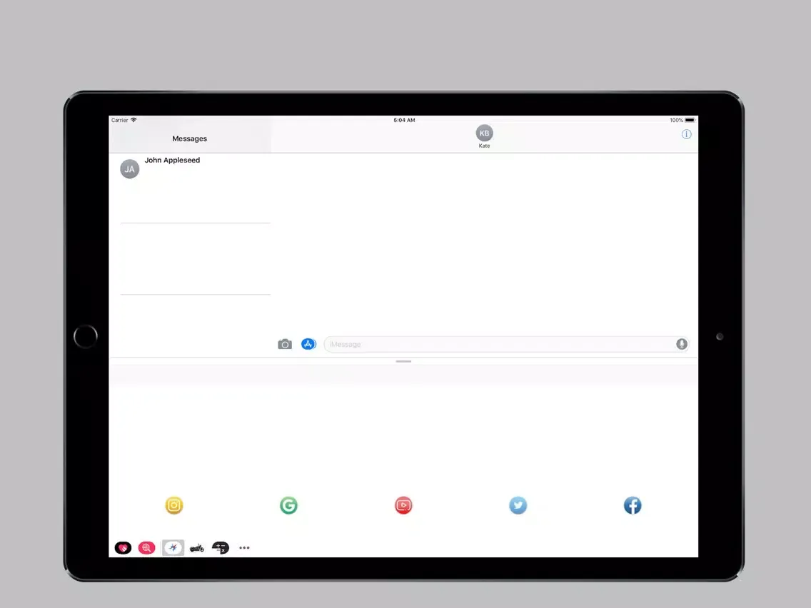 MyBrowser For iMessage iPad  스크린샷