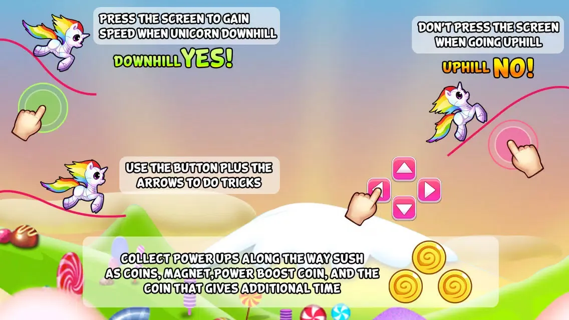 Capturas de tela do Magic Little Flap-py Robo Unicorn: Impossible Rainbow Dash Game