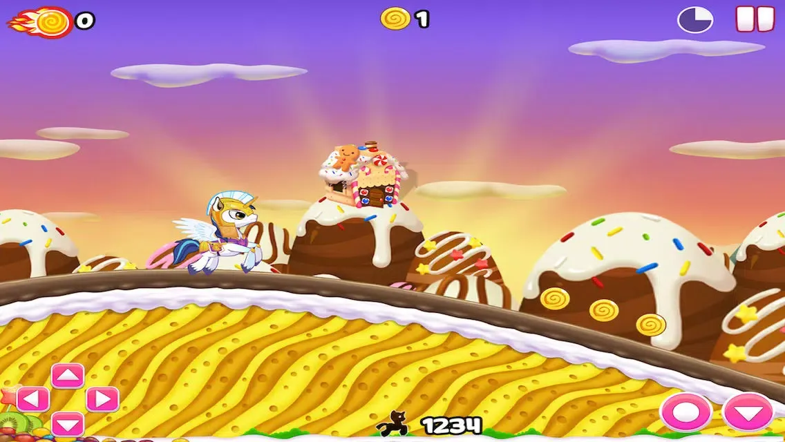 Capturas de tela do Magic Little Flap-py Robo Unicorn: Impossible Rainbow Dash Game