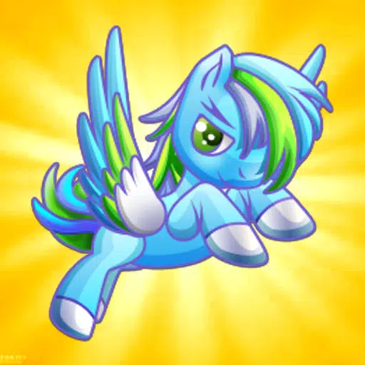 Flappy Blue Unicorn Attack: Pretty Pet Fly-ing Pony Bird Adventure Game