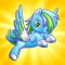 Flappy Blue Unicorn Attack: Pretty Pet Fly-ing Pony Bird Adventure Game