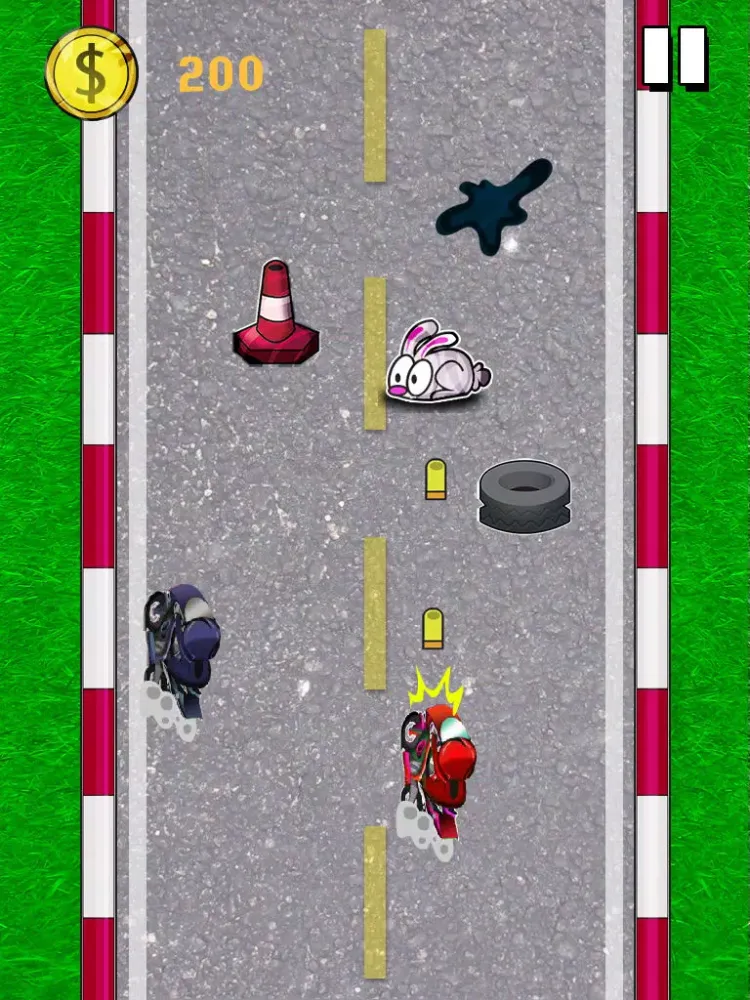 A Highway Motorcycle Race: Fast Racing Rider Free Game iPad  Screenshots
