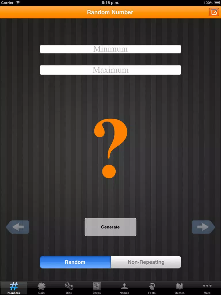 Скриншоты iRandomizer iPad 