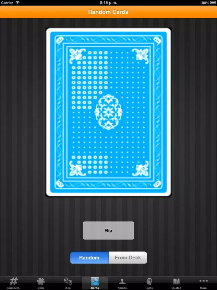 iRandomizer iPad  スクリーンショット