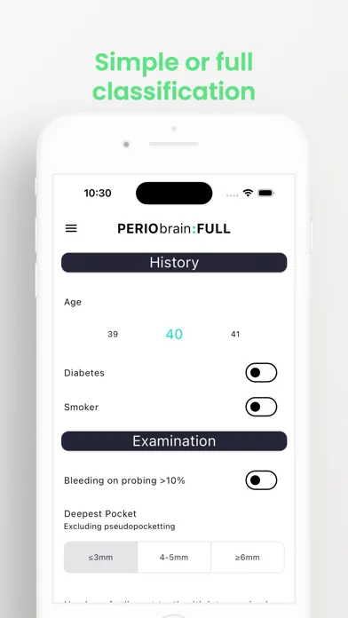Perio Brain Screenshots