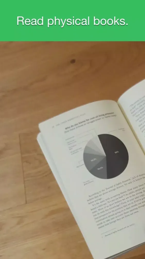 Capturas de tela do Key Passages: note taking