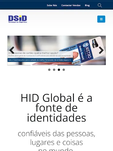 Tangkapan layar DSID Tecnologia em Segurança