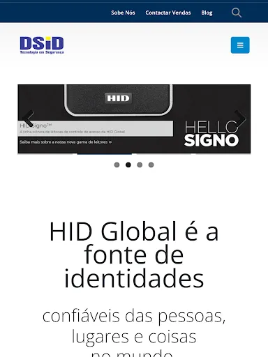 Tangkapan layar DSID Tecnologia em Segurança