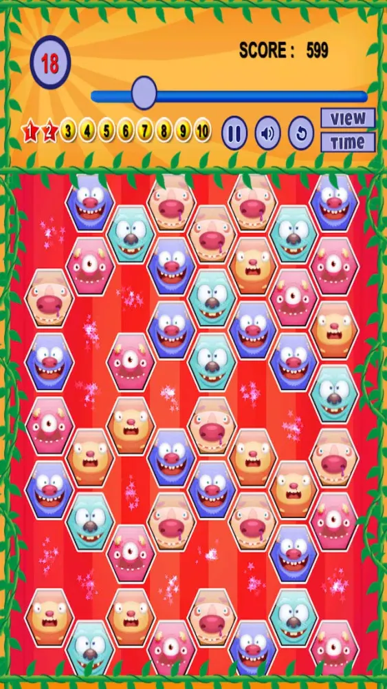 A Fun Monster Match Game - Scary Galaxy of Fluffy Puzzle Pets Screenshots