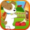 Cute Puppy Dog Seesaw Jumping - A Crazy Animal Toss-Catcher Mania