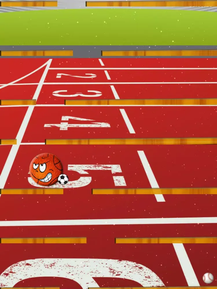 Tangkapan skrin Game Balls Falling Blast - Extreme Platform Rolling Down Challenge iPad 