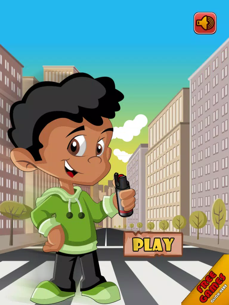 Teen Graffiti Jump Craze - Escape From the Burning Building Challenge iPad 应用截图