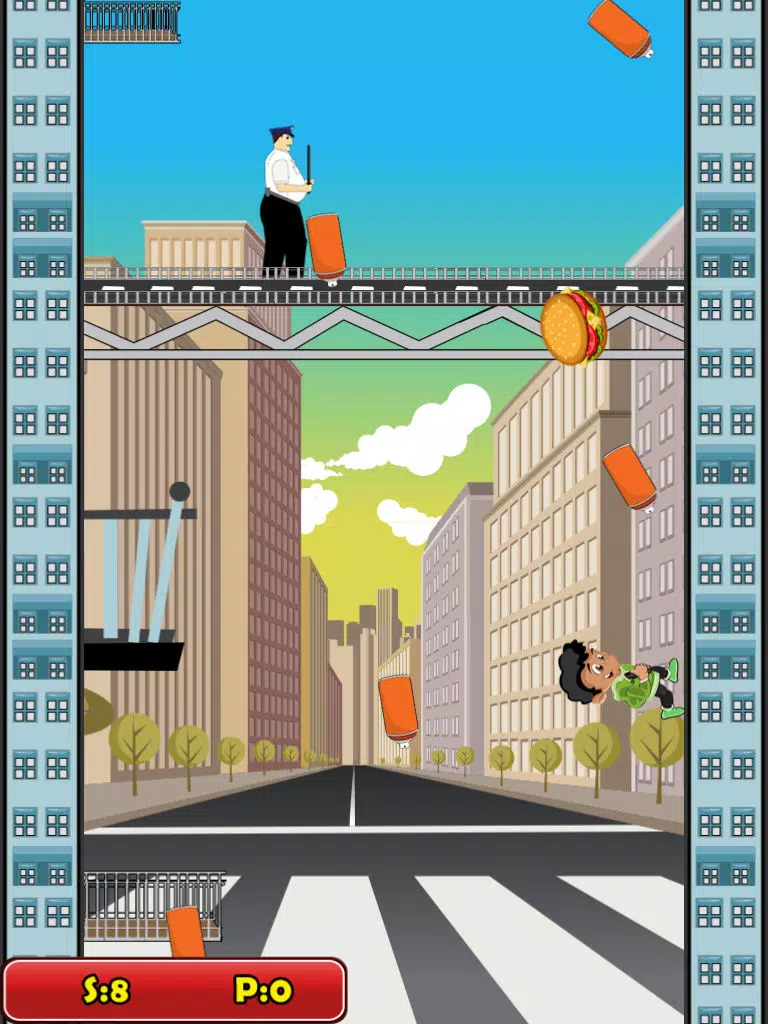 Teen Graffiti Jump Craze - Escape From the Burning Building Challenge iPad 应用截图