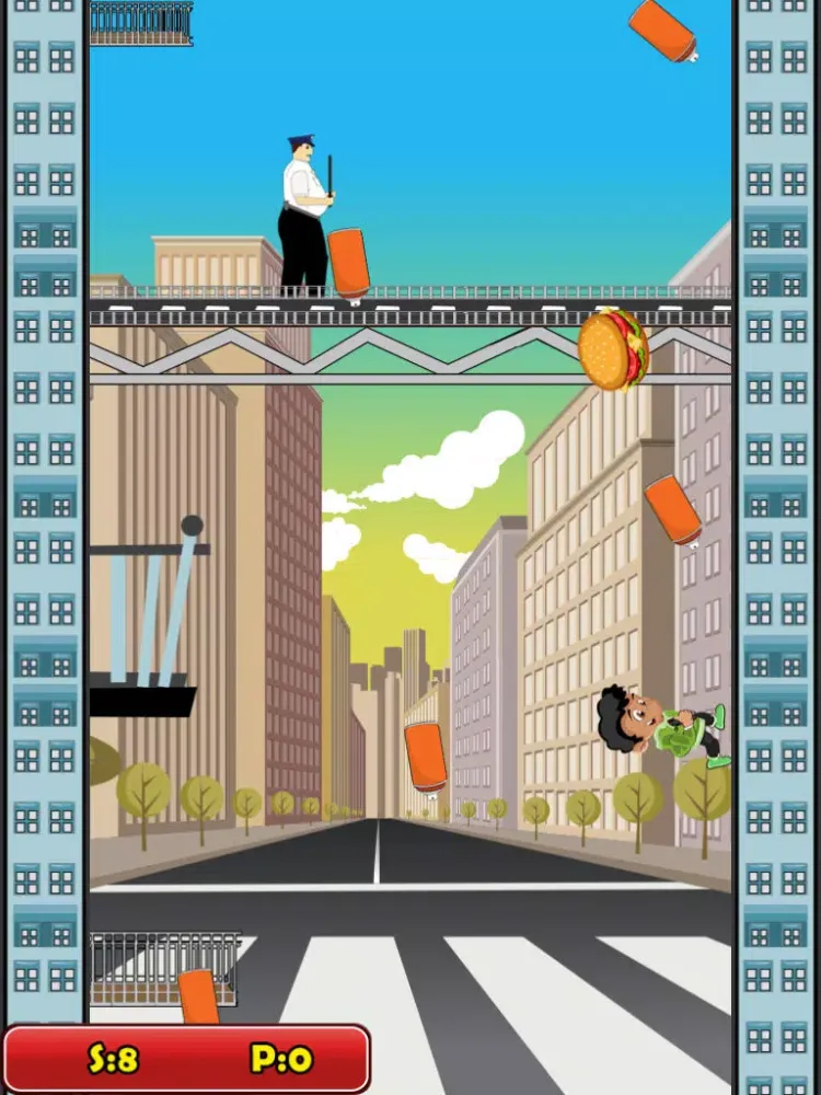 صور Teen Graffiti Jump Craze - Escape From the Burning Building Challenge iPad 