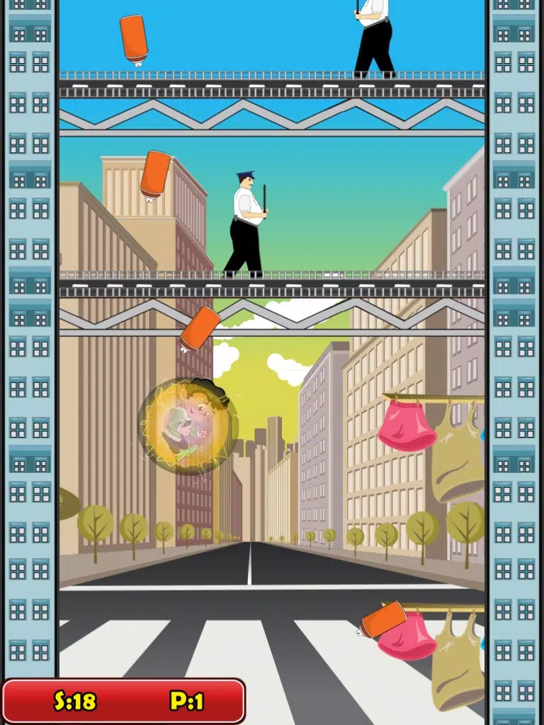 Teen Graffiti Jump Craze - Escape From the Burning Building Challenge iPad 应用截图