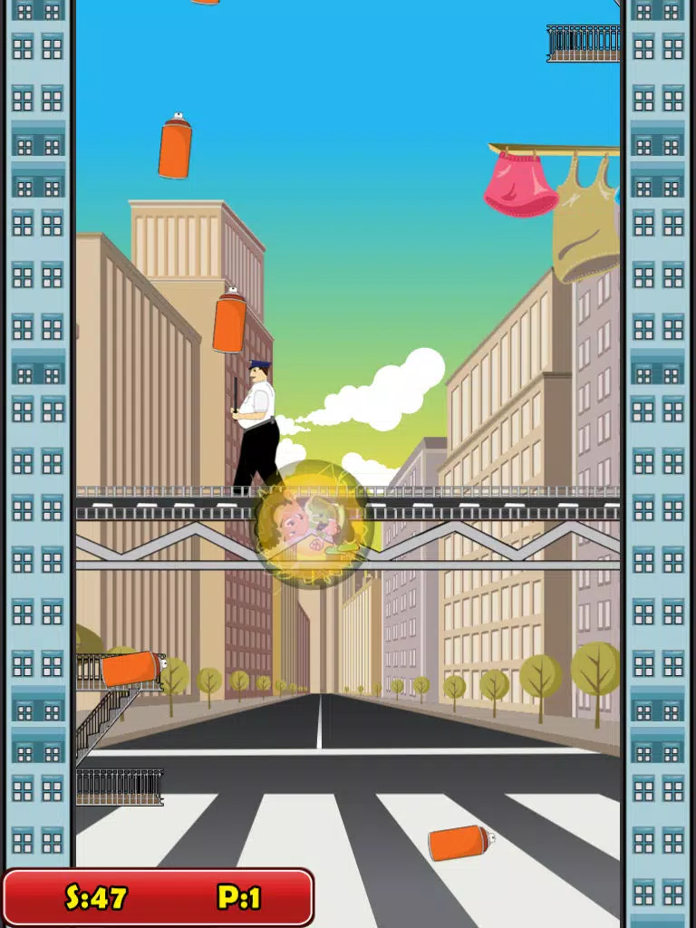 Teen Graffiti Jump Craze - Escape From the Burning Building Challenge iPad 应用截图