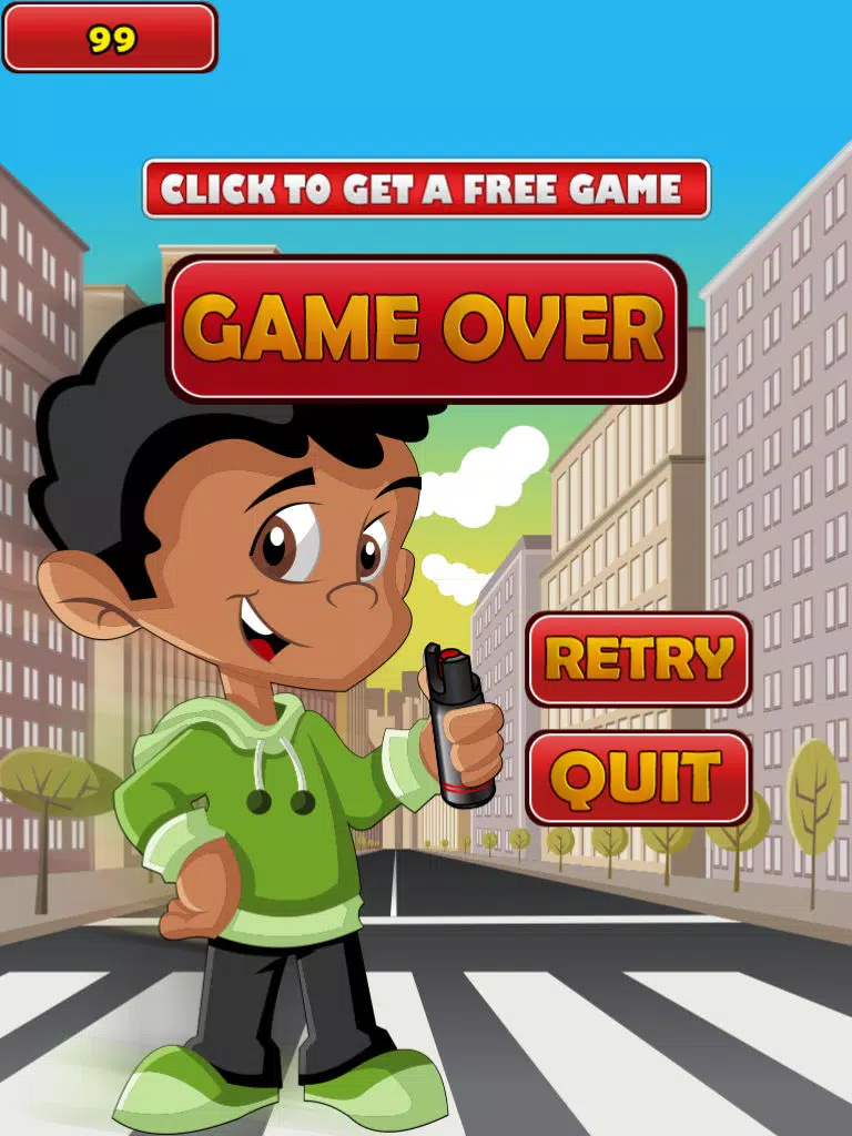 Teen Graffiti Jump Craze - Escape From the Burning Building Challenge iPad 应用截图