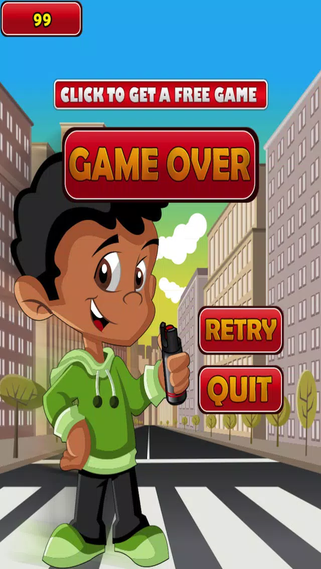 Teen Graffiti Jump Craze - Escape From the Burning Building Challenge应用截图