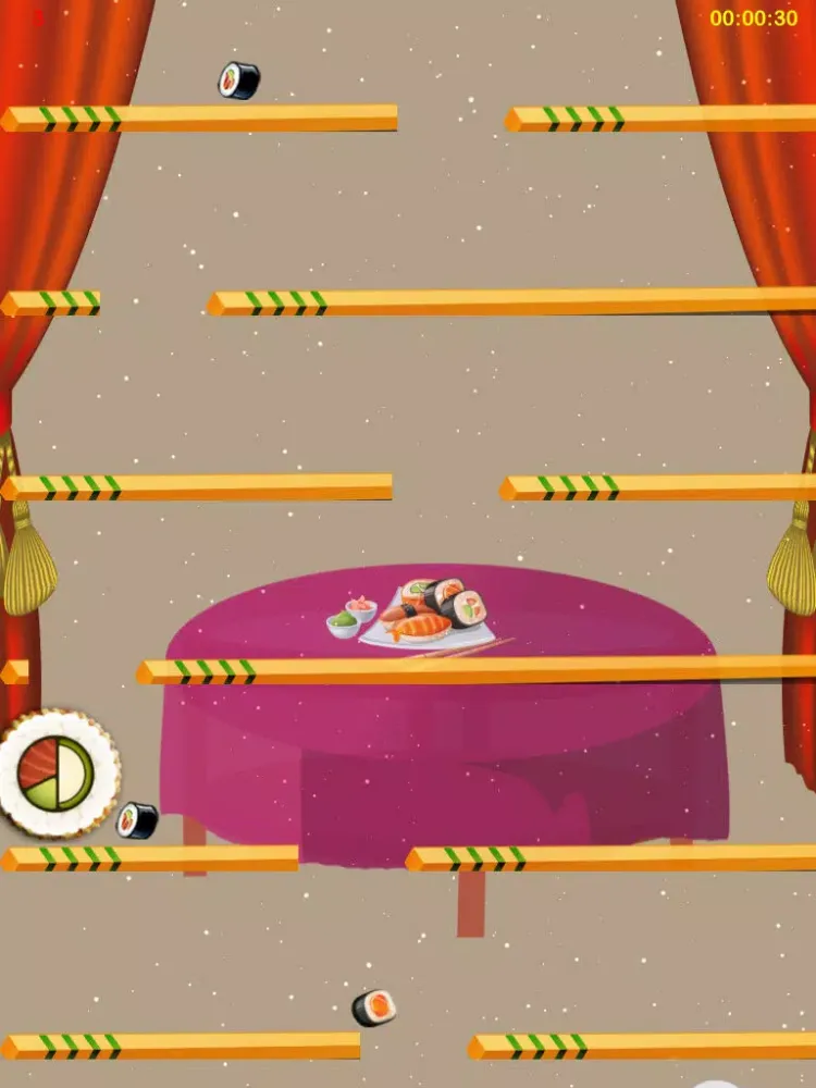 Sushi Falling Race Mania - Fun Food Escape Challenge iPad  Screenshots