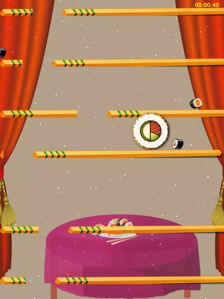 Sushi Falling Race Mania - Fun Food Escape Challenge iPad  Screenshots