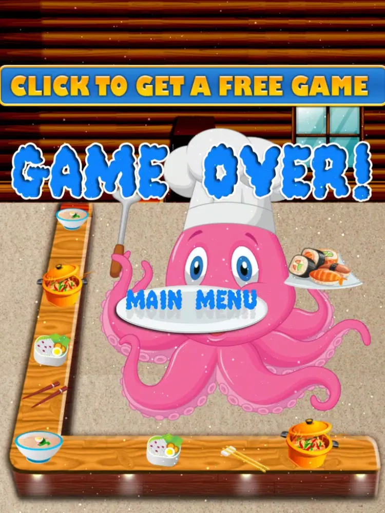 Sushi Falling Race Mania - Fun Food Escape Challenge iPad  Screenshots