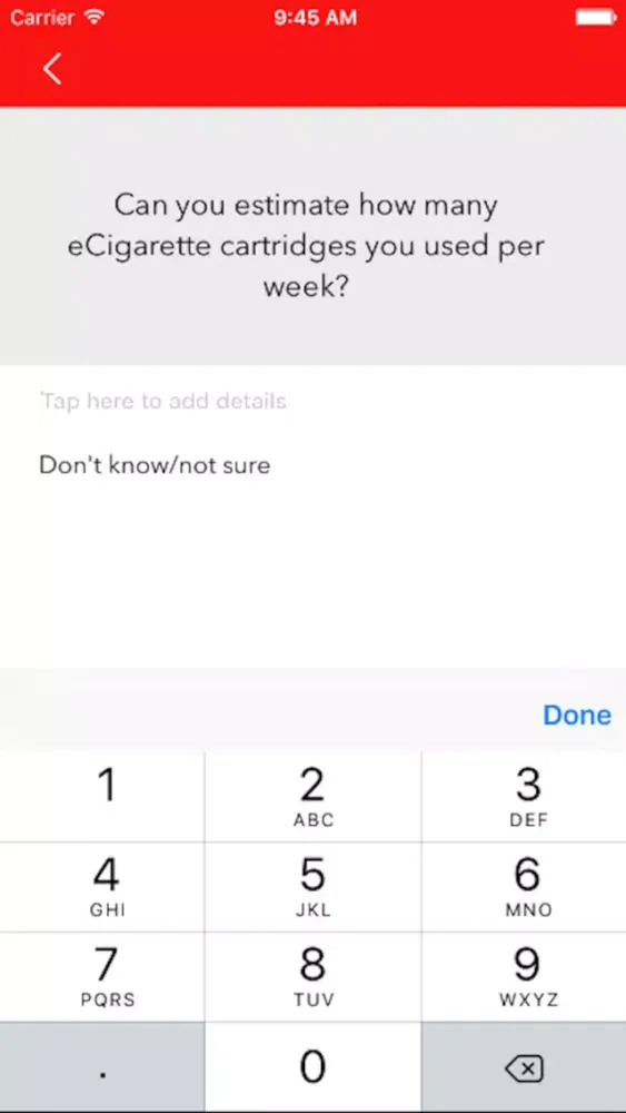 VAPORS App Ekran Görüntüleri