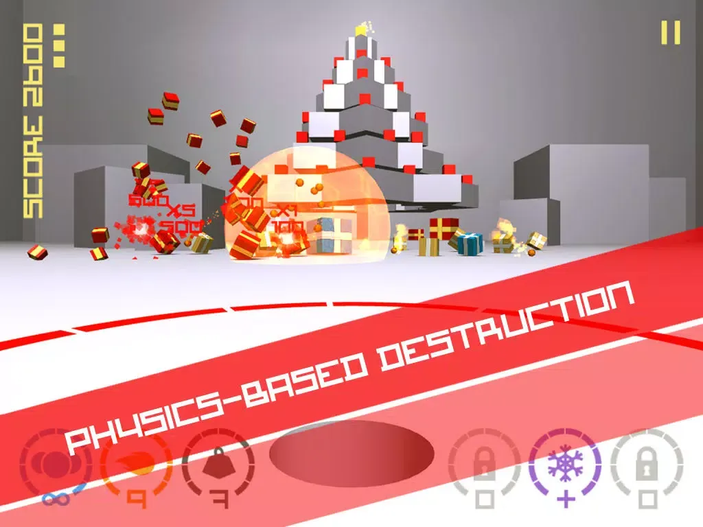 Cubes vs. Spheres Holiday Gift iPad  Screenshots