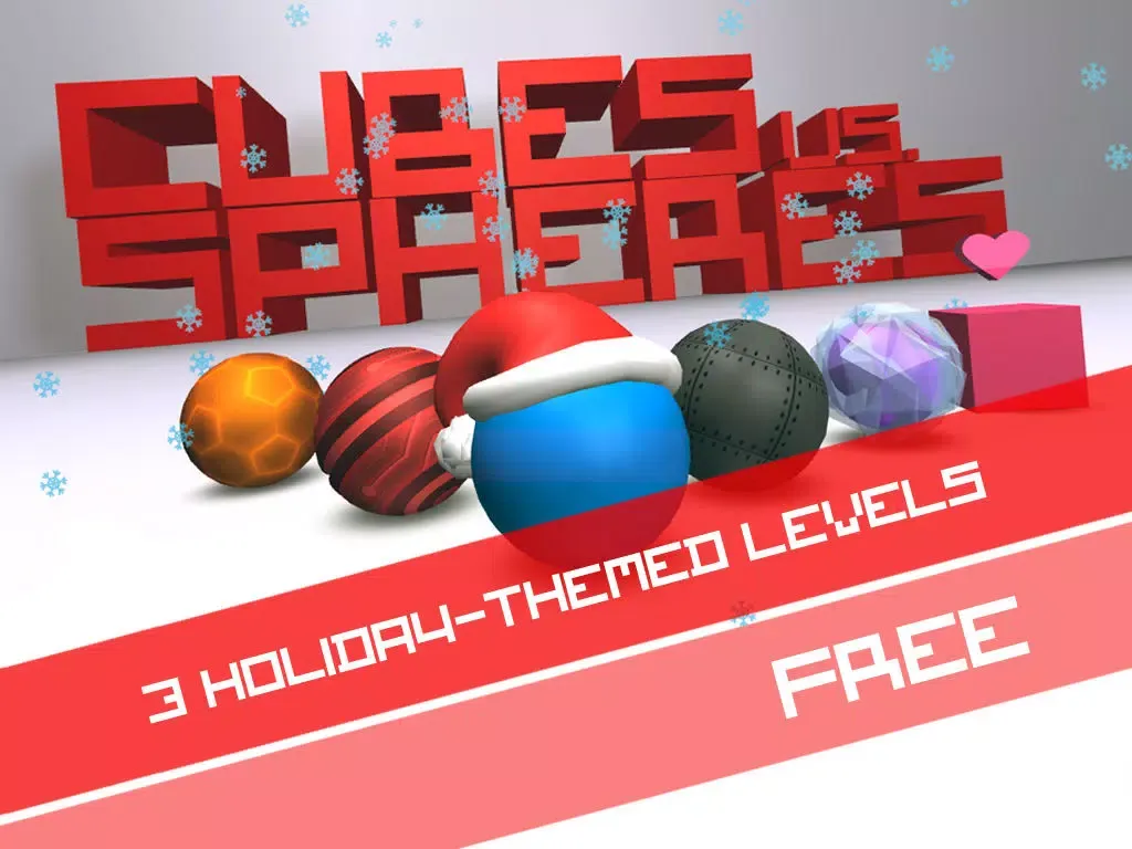 Cubes vs. Spheres Holiday Gift iPad  Screenshots