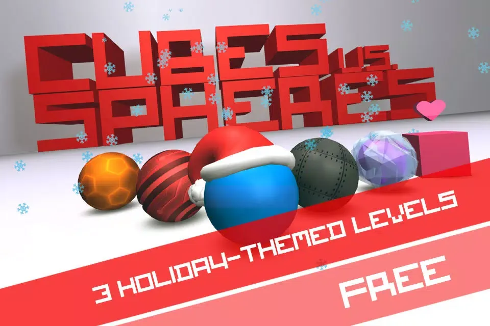 Cubes vs. Spheres Holiday Gift Screenshots