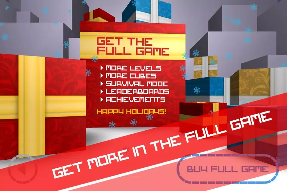 Cubes vs. Spheres Holiday Gift Screenshots