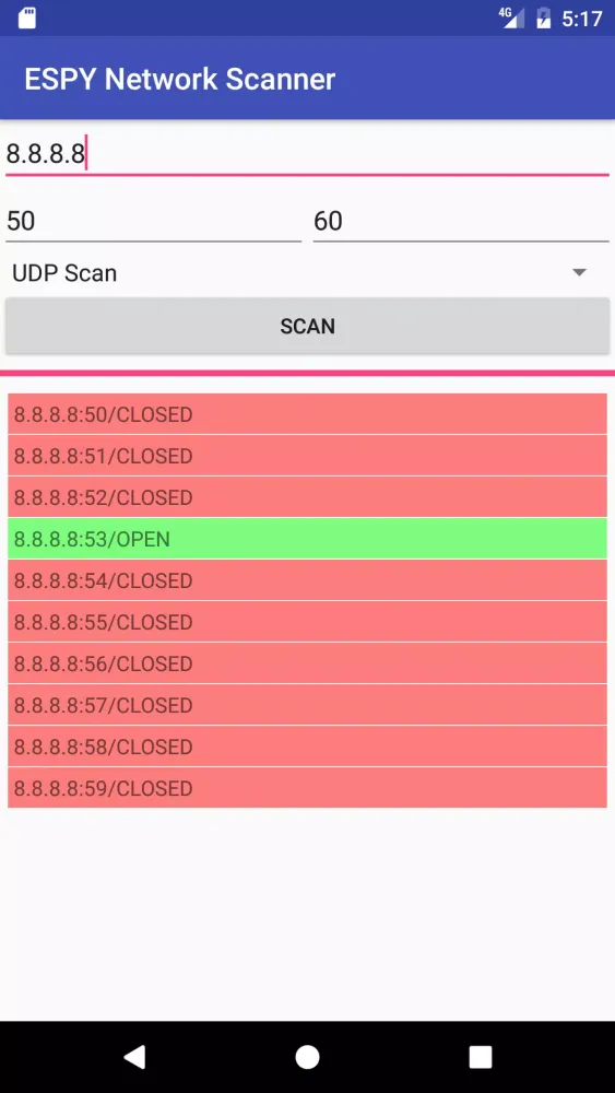 ESPY Network Scanner স্ক্রিনশট