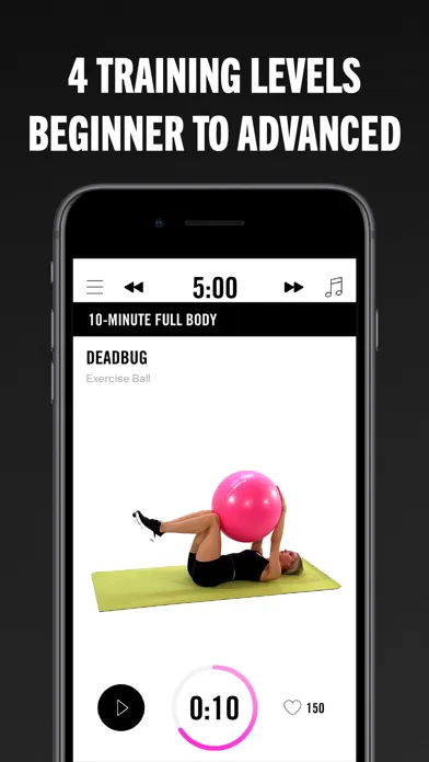 Ảnh chụp màn hình của SHOCK: Workouts & Fitness