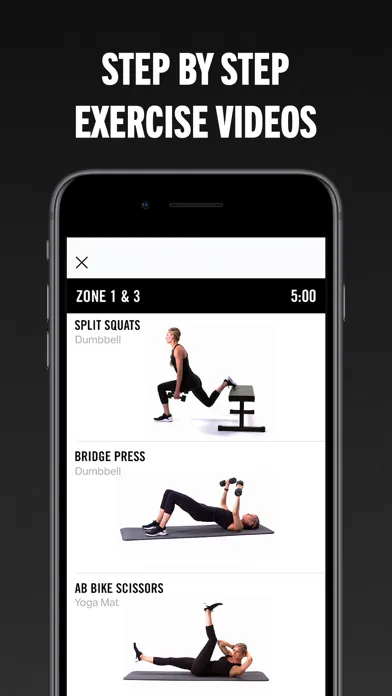 Ảnh chụp màn hình của SHOCK: Workouts & Fitness