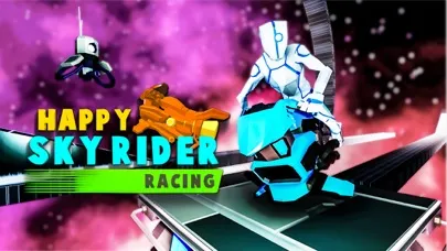 Capturas de tela do Happy Sky Rider Racing