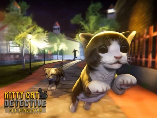 Ảnh chụp màn hình của Kitty Cat Detective Pet Sim iPad 
