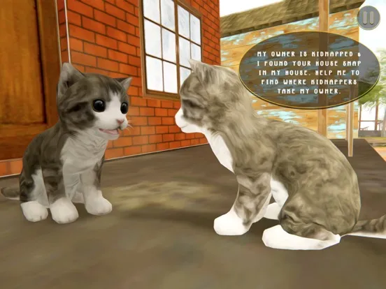 Ảnh chụp màn hình của Kitty Cat Detective Pet Sim iPad 