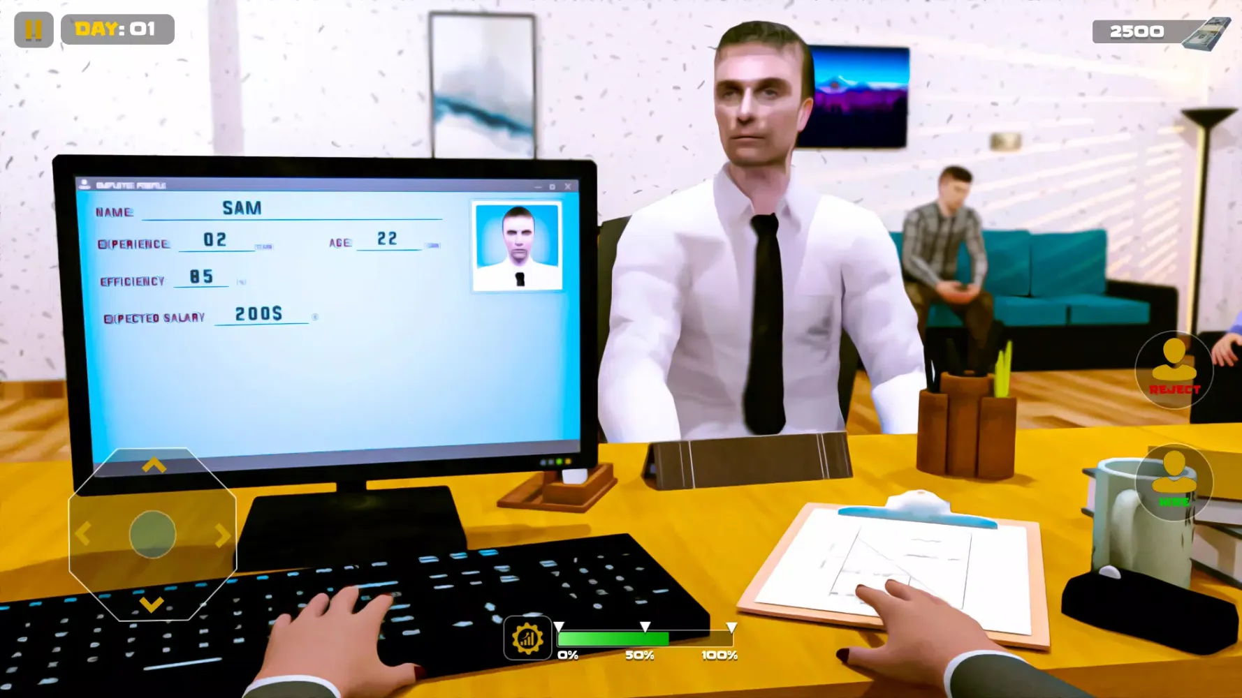 HR Manager Job Simulator Screenshots