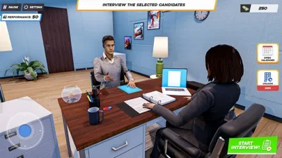 Capturas de pantalla de HR Manager Job Simulator