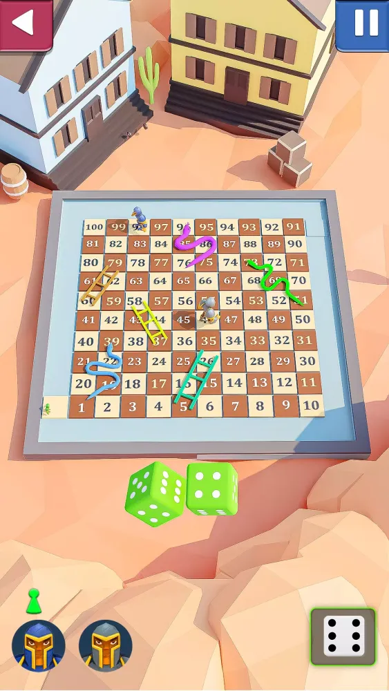 Snakes and Ladders Game سکرین شاٹس
