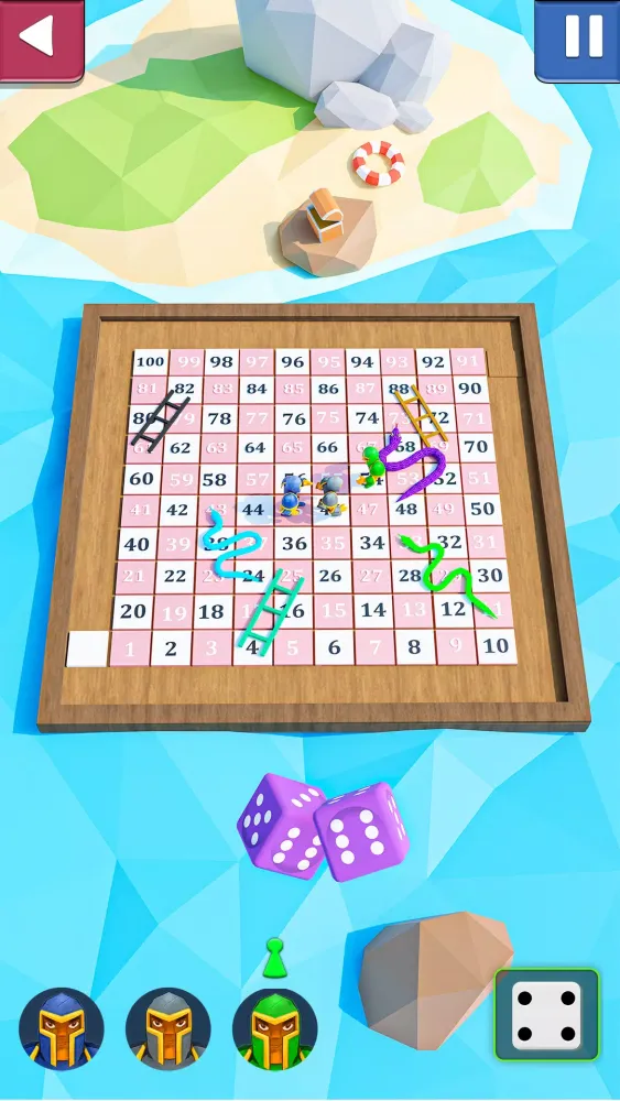 Snakes and Ladders Game سکرین شاٹس