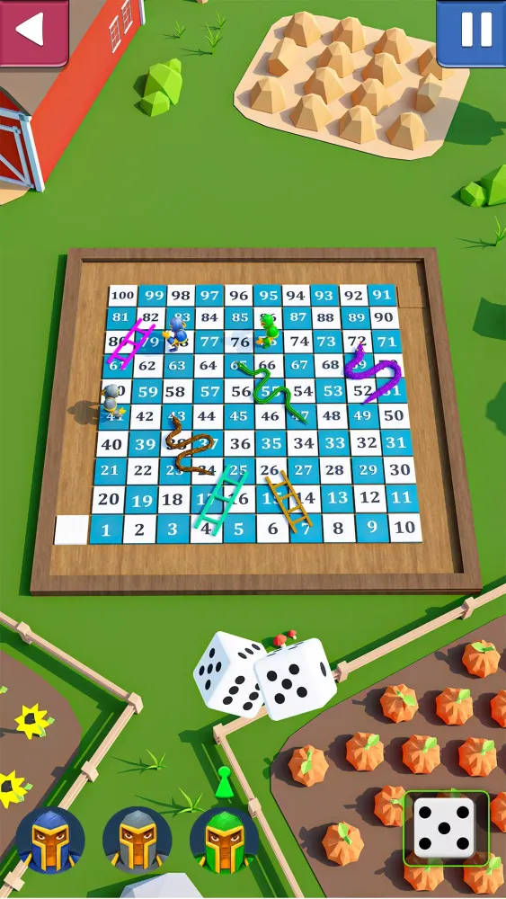 Snakes and Ladders Game سکرین شاٹس