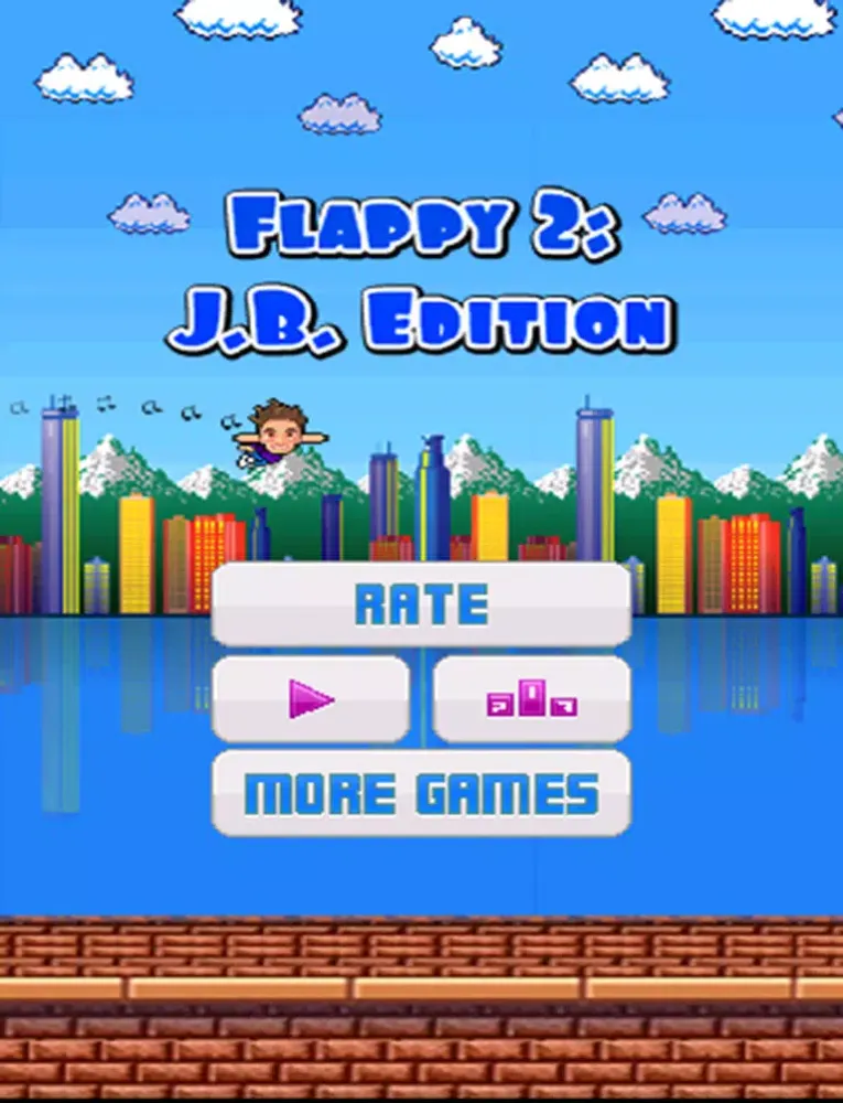Tangkapan skrin Flappy 2: Justin Bieber Edition Free iPad 