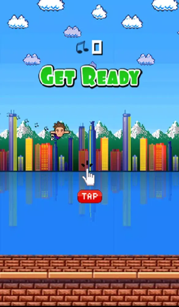 Tangkapan skrin Flappy 2: Justin Bieber Edition Free
