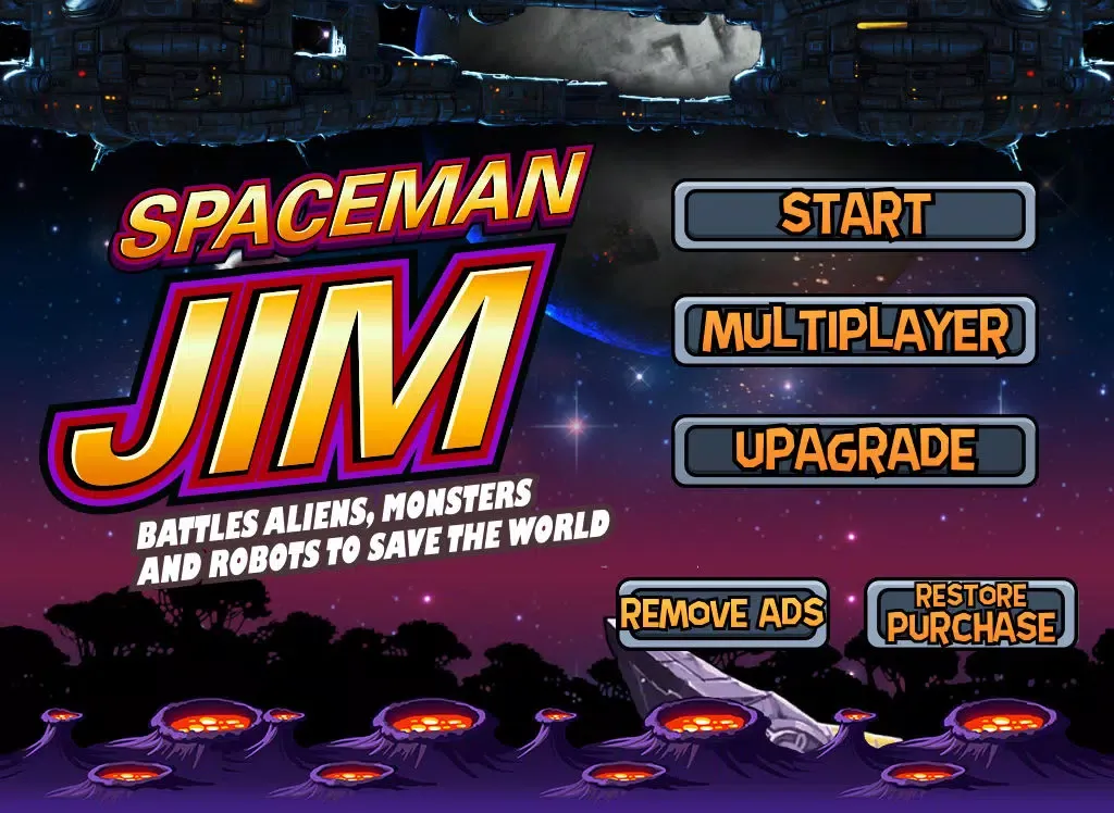 Tangkapan skrin Spaceman Jim Battles Aliens, Monsters and Robots iPad 