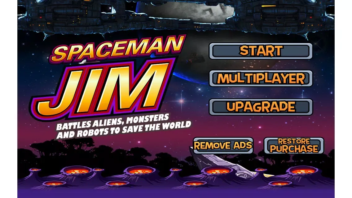Tangkapan skrin Spaceman Jim Battles Aliens, Monsters and Robots