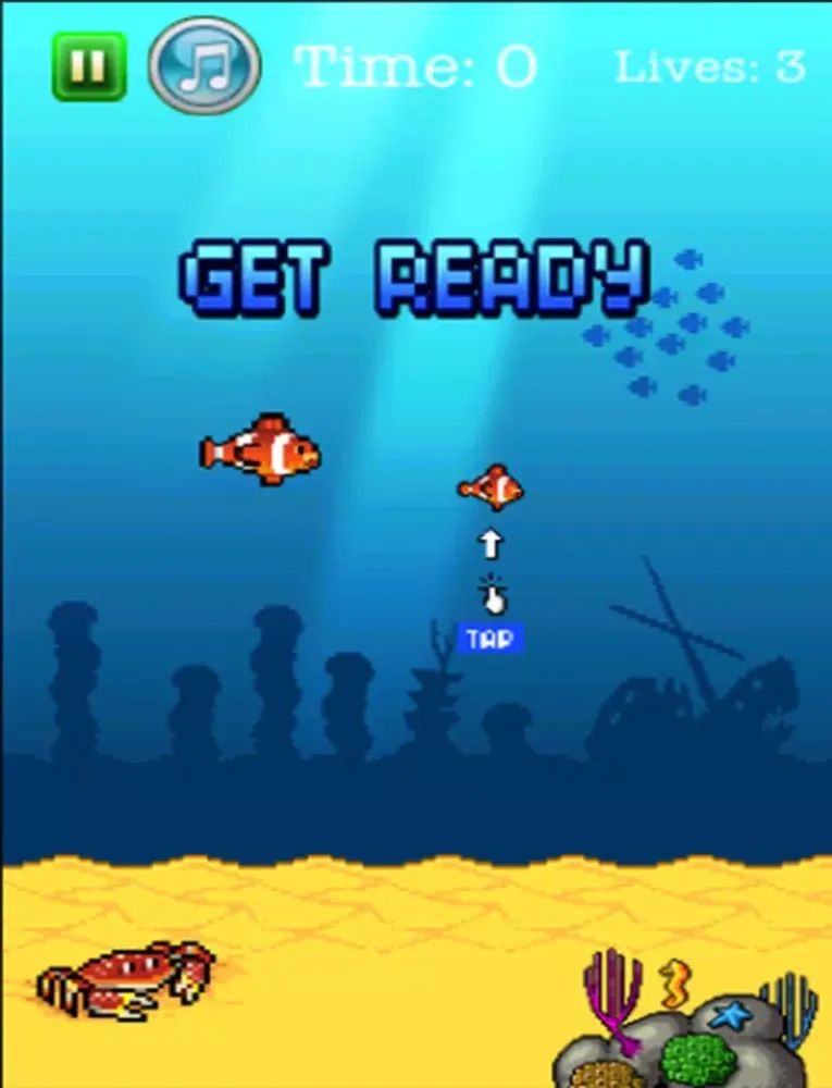 Splashy Flappy Fish Game iPad 应用截图