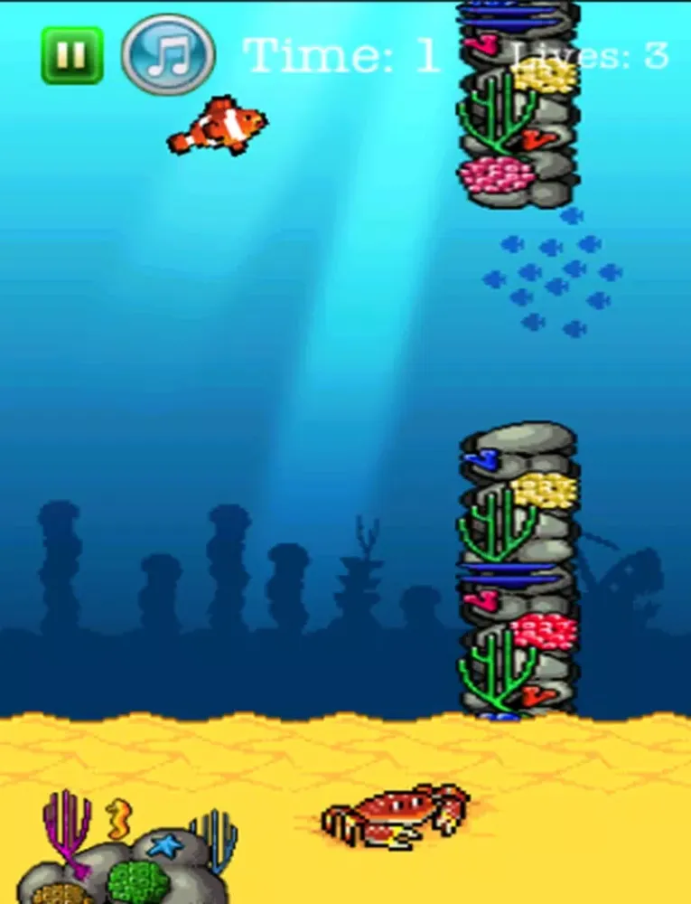 Splashy Flappy Fish Game iPad 应用截图