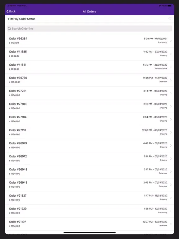 Capturas de tela do Shodagor Seller Mobile App iPad 